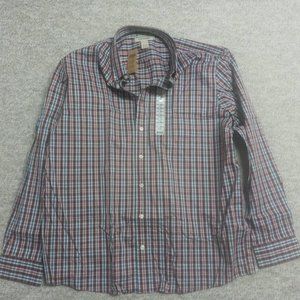 Duluth Trading Untucked Shirt Mens XL Tall Relaxed Fit WrinkleFighter LongSleeve